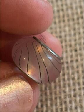 Lot a696  bead charm bracelet 925 sterling silver